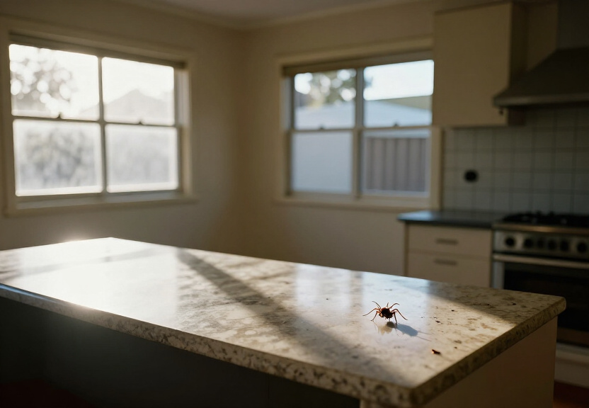 Wasp nest under the eaves of a Cecil Park home before removal